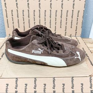 mens brown puma shoes